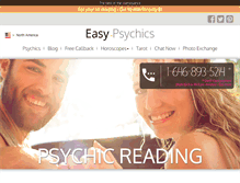 Tablet Screenshot of easy-psychics.com